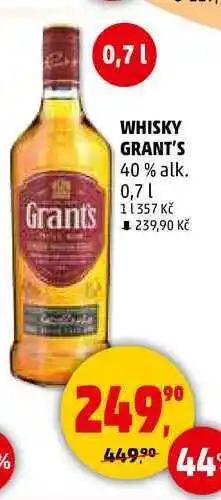 Penny Market WHISKY GRANT'S 40% alk. 0,7 nabídka