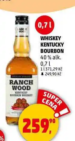 Penny Market WHISKEY KENTUCKY BOURBON 40% alk., 0,7 l nabídka