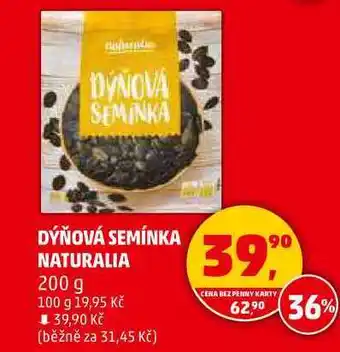 Penny Market DÝŇOVÁ SEMÍNKA NATURALIA, 200 g nabídka