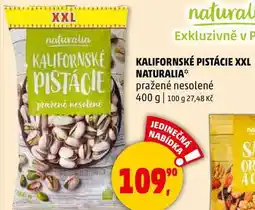 Penny Market KALIFORNSKÉ PISTÁCIE XXL NATURALIA pražené nesolené, 400 g nabídka