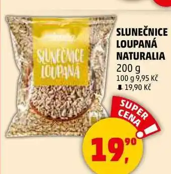 Penny Market SLUNEČNICE LOUPANÁ NATURALIA, 200 g nabídka