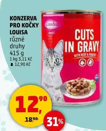 Penny Market KONZERVA PRO KOČKY LOUISA různé druhy, 415 g nabídka