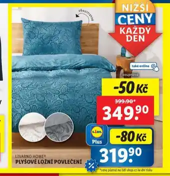 Lidl Plyšové ložní povlečení nabídka