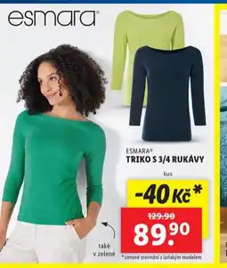 Lidl Triko s 3/4 rukávy nabídka