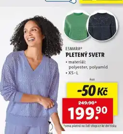 Lidl Pletený svetr nabídka