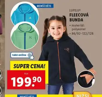 Lidl Fleecová bunda nabídka