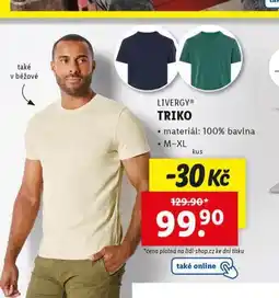 Lidl Triko nabídka