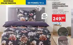 Lidl Ložní povlečení z mikrovláknitého saténu nabídka