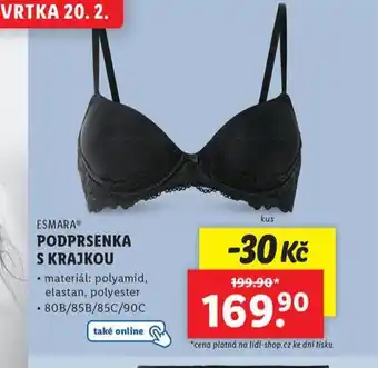 Lidl Podprsenka s krajkou nabídka