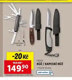 Lidl Nůž / kapesní nůž nabídka