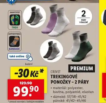 Lidl Trekingové ponožky nabídka