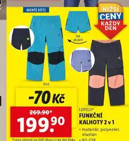 Lidl Funkční kalhoty nabídka