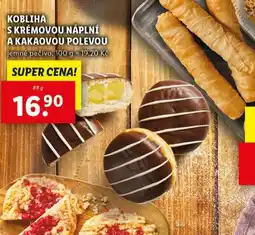 Lidl Kolbiha s krémovou a kakaovou náplní nabídka