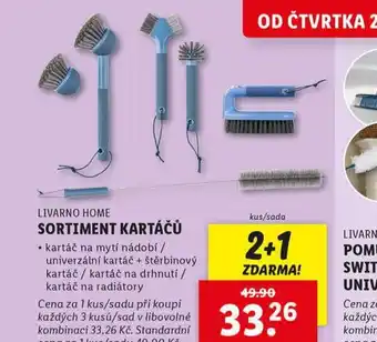 Lidl Sortiment kartáčů nabídka