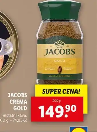 Lidl Jacobs crema gold iinstantní káva nabídka