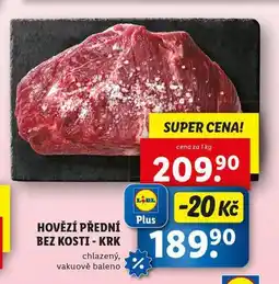 Lidl Hovězí přední bez kosti - krk nabídka