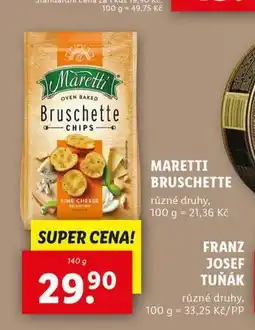 Lidl Maretti bruschette nabídka