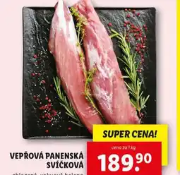 Lidl Vepřové panenská svíčková nabídka