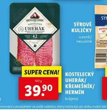 Lidl Kostelecký uherák nabídka