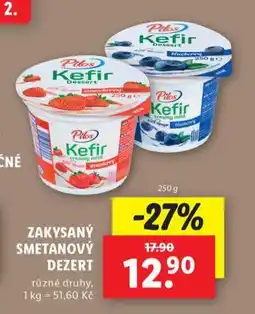 Lidl Zakysaný smetanový dezert nabídka