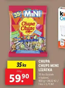 Lidl Chupa chups mini lízátka nabídka