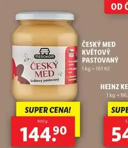 Lidl Český med květový pastovaný nabídka