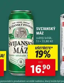 Lidl Pivo svijanský máz nabídka