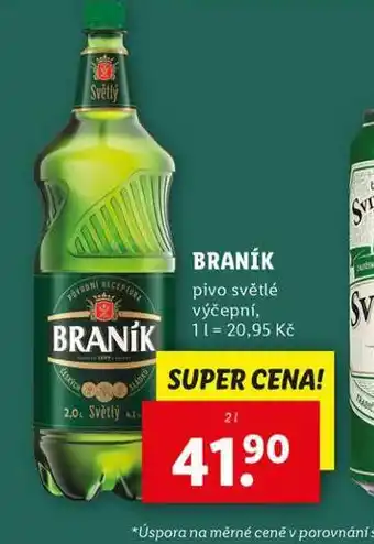 Lidl Pivo braník nabídka