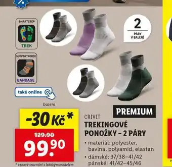 Lidl Trekingové ponožky nabídka