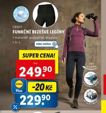 Lidl Funkční bezešvé legíny nabídka