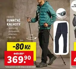 Lidl Funkční kalhoty nabídka