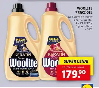 Lidl Woolite prací gel nabídka