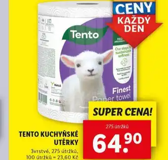 Lidl Tento kuchyňské utěrky nabídka