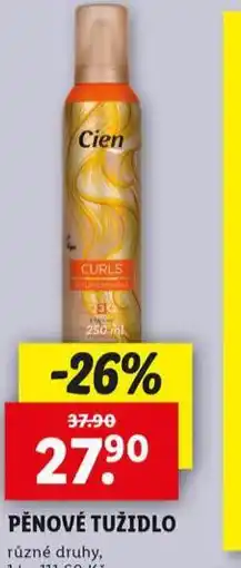 Lidl Cien pěnové tužidlo nabídka