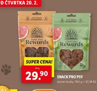 Lidl Snack pro psy nabídka