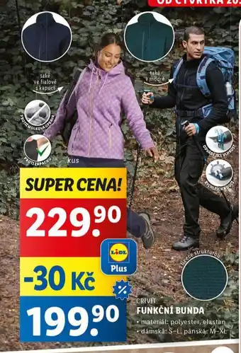 Lidl Funkční bunda nabídka