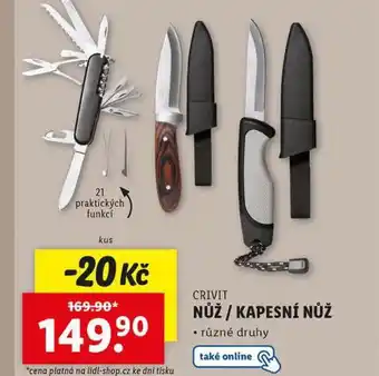 Lidl Nůž / kapesní nůž nabídka