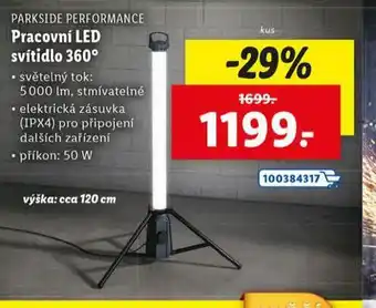 Lidl Pracovní led svítidlo 360° nabídka