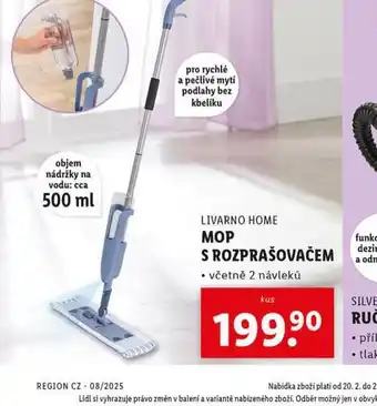 Lidl Mop s rozprašovačem nabídka