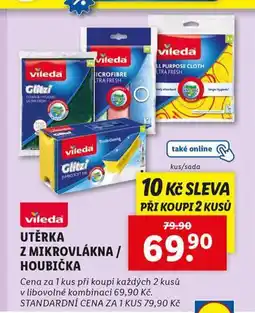 Lidl Utěrka z mikrovlákna / houbička nabídka