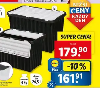 Lidl Úložný box s víkem nabídka