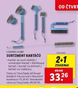 Lidl Sortiment kartáčů nabídka