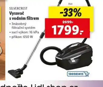 Lidl Vysavač s vodním filtrem nabídka