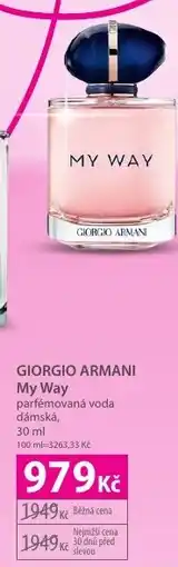 Hebe GIORGIO ARMANI My Way nabídka