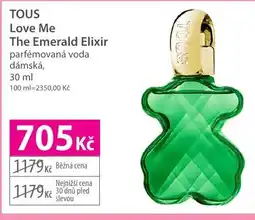 Hebe TOUS Love Me The Emerald Elixir nabídka