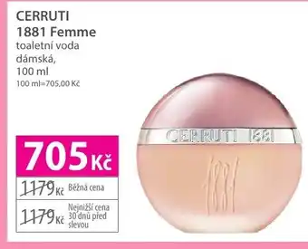 Hebe CERRUTI 1881 Femme nabídka