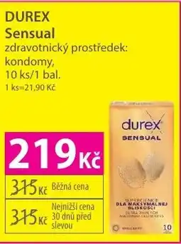 Hebe DUREX Sensual nabídka