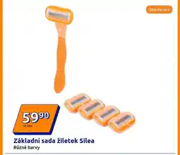Action Základní sada žiletek Silea nabídka