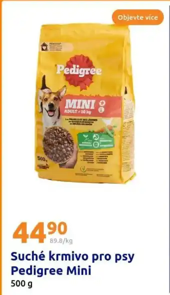 Action Suché krmivo pro psy Pedigree Mini nabídka