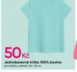 Pepco Jednobarevné tričko 100% bavlna nabídka